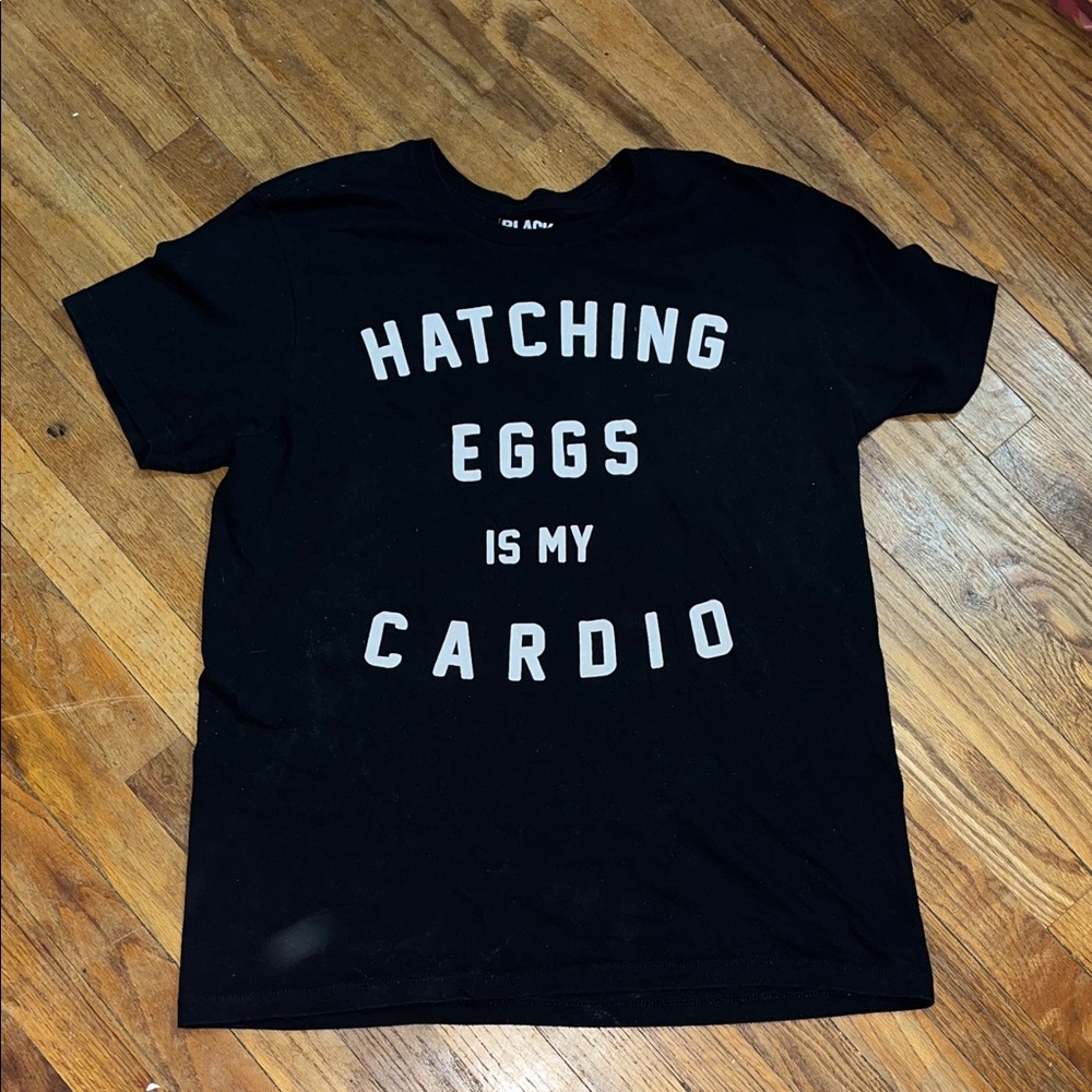 Hatching Eggs Is My Cardio Black Graphic pokemon go Tee